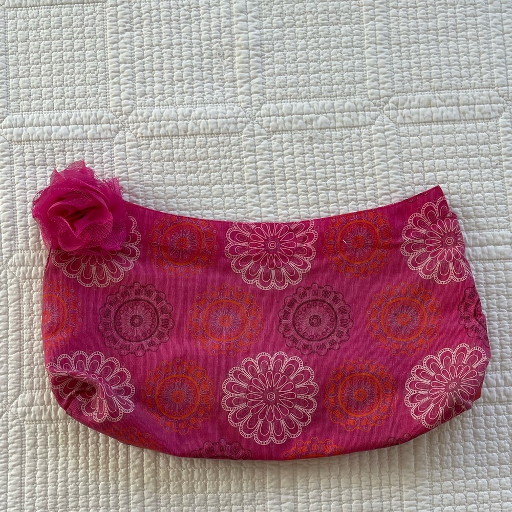Thirty-one skirt purse - pixie pink medallion fitted purse skirt super cute